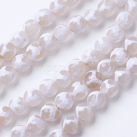 Natural Grade A Agate Beads Strands G-G752-03-10mm-1