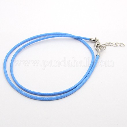 Waxed Cord Necklace Making MAK-F003-05-1