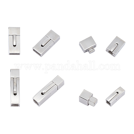 Unicraftale 304 Stainless Steel Bayonet Clasps STAS-UN0010-44P-1