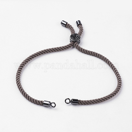 Nylon Twisted Cord Bracelet Making MAK-K006-05B-1