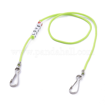 Cordes en polyester et élasthanne chaînes de lunettes AJEW-EH00058-03-1