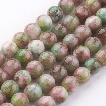 Chapelets de perles en jade persan naturel G-J356-03-8mm-1
