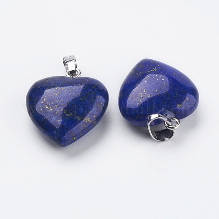 Naturales lapis lazuli colgantes X-G-E434-05P-1