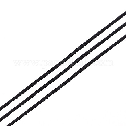 Cordones de hilos de hilo de nailon redondo teñido ecológico OCOR-L001-842-606-1