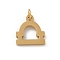 304 Stainless Steel Charms, with Jump Ring, Golden, Constellation Charm, Libra, 10.5x10x1.5mm, Hole: 3mm