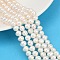 Natural Cultured Freshwater Pearl Beads Strands, Grade 3A+, Potato, Seashell Color, 6~7mm, Hole: 0.6mm, about 54~59pcs/strand, 13.46~14.49 inch(34.2~36.8cm)