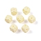 Synthetic Shell & Resin Beads, Cube Cheese, Beige, 9.5x9.5x9.5mm, Hole: 1.2mm