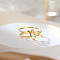 Twelve Constellations 925 Sterling Silver Finger Rings, Golden, Capricorn, Inner Diameter: 16~19mm