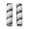 Rack Plating Aluminum Beads, Long-Lasting Plated, Column, Column, 29x8mm