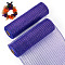 Deco Mesh Ribbons, Tulle Fabric, with Metallic Silk, for Christmas Party Decoration, Skirts Decoration Making, Blue Violet, 10-1/4 inch(260mm), 10 yards/roll(9.14m/roll)