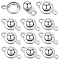 20Pcs 201 Stainless Steel Snap Clasps, Flat Round, Stainless Steel Color, 15x9x5mm, Hole: 1.5mm and 2mm