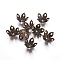 Iron Beads Caps, Flower, Antique Bronze, 16x18x9.5mm, Hole: 1.6mm