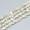 Natural White Moonstone Beads Strands, Chip, Old Lace, 3~11x3~5x1~4mm, Hole: 1mm, about 380~400pcs/strand, 33 inch