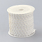Eco-Friendly Plastic Paillette Beads, Sequins Beads, Ornament Accessories, Flat Round, White, 6mm, about 5m/roll