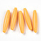 Opaque Acrylic Beads, Bicone, Orange, 28x6mm, Hole: 1.5mm, about 793pcs/500g