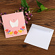 Ensemble de cartes de remerciement enveloppe et motif floral DIY-I029-01A-3