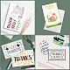 SUPERDANT Thank You Theme Cards and Paper Envelopes DIY-SD0001-01B-4