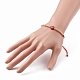 Nylon regolabile bracciali intrecciati cavo di perline BJEW-JB05799-5