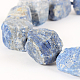 Naturales lapis lazuli de hebras de abalorios G-E240-01-1
