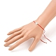 Nylon regolabile bracciali intrecciati cavo di perline BJEW-JB05543-02-5