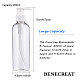 ペット用プラスチック化粧水ローションポンプボトル用包装  詰め替え可能なボトル  透明  17.9x4.6cm  容量：約200ミリリットル MRMJ-BC0001-36-2