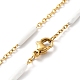 Enamel Bar Link Chain Necklace STAS-B025-02G-05-2