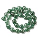 Natürlichen grünen Aventurin Perlen Stränge G-C062-A05-01-3