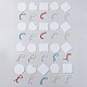 40 pièces 5 pendentifs vierges transparents en acrylique de style DIY-CJC0002-011-1