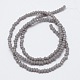 Faceted Rondelle Glass Beads Strands GLAA-M028-2mm-A10-3