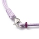 (Urlaubslagerverkauf) Koreanische Herstellung von Halsketten aus gewachster Polyesterschnur NJEW-JN02992-04-2