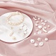 10 set di perline acriliche imitazione perla di stile OACR-YW0001-14-8