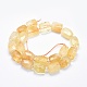 Brins de perles de citrine naturelle de grade A G-G765-26-3
