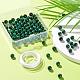 100pcs 8mm perles rondes en malachite naturelle DIY-LS0002-33-5