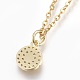 304 Stainless Steel Pendant Necklaces NJEW-O108-15G-2