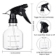250ml Empty Plastic Spray Bottles with Black Trigger Sprayers Clear Trigger Sprayer Bottle with Adjustable Nozzle for Cleaning Gardening Plant Hair Salon AJEW-BC0005-71-2
