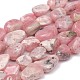Chapelets de perles en rhodochrosite naturelle G-L493-36A-1