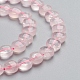 Natürlichen Rosenquarz Perlen Stränge G-E560-C05-8mm-3