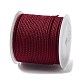 20M Polyester Braided Cord for Jewelry Making OCOR-G015-04A-26-3
