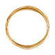Benecreat alambre de cobre cuadrado de 18 calibre / 1 mm alambre de latón amarillo medio duro (1x1 mm) para hacer anillos KK-WH0034-34G-02-5