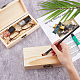 Rectangle Unfinished Wood Craft Storage Boxes CON-WH0095-57-3