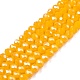 Chapelets de perles en verre électroplaqué&nbsp;EGLA-A044-P4mm-A29-1