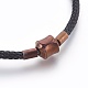 Fabricación de brazaletes de estilo europeo de alambre de acero MAK-L018-01B-2