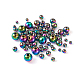 Mega pet rack placage couleur arc-en-ciel 304 perles en acier inoxydable FIND-MP0001-07-3