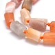 Chapelets de perles en agate naturelle du Botswana G-O170-39A-3