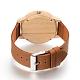 Montres-bracelets en bois de bambou carbonisé WACH-P010-01-3
