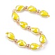 Chapelets de perles en verre opaques EGLA-P045-B03-2
