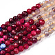 Naturelles et synthétiques mélangées perles de pierres précieuses brins G-D080-A01-03-16-4