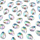 Cabuchones de diamante de imitación de acrílico de Taiwan imitación GACR-A022-13x18mm-17-4