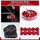 Synthetic Lava Rock Beads Strands G-S277-8mm-12-5