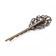 Iron Hair Bobby Pin Findings IFIN-WH0051-93G-2